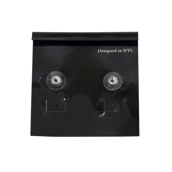 CZ by Kenneth Jay Lane Baguette Stud Earrings - Picture 5 of 5